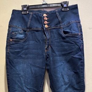Harley Stylish High Rise Dark Blue Jeans